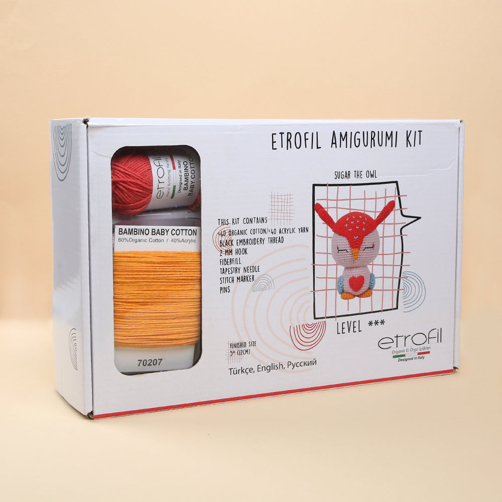 Etrofil Baykuş Sugar Amigurumi Kiti - AB005